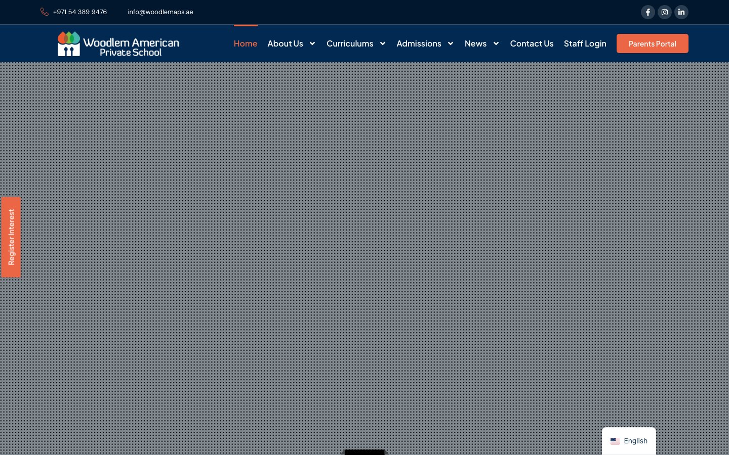 Woodlem American Private School — Education / Schools Web Platform project by Adam Apps